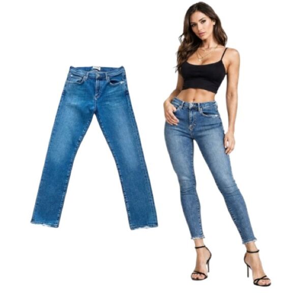 Agolde Denim - AGOLDE Toni Mid Rise Straight Skinny Stretch Jeans 25x26 EUC
